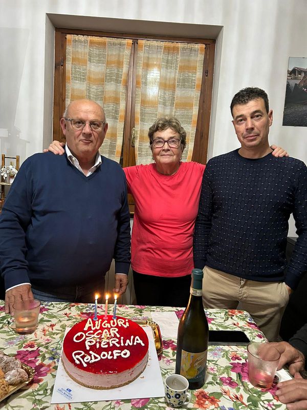 Rodolfo, Pierina e Oscar