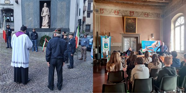 Alpini di Gromo e Bersaglieri ...