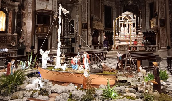 Presepio in parrocchia