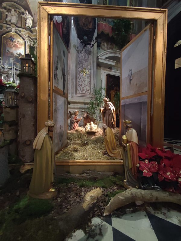 Presepio in basilica