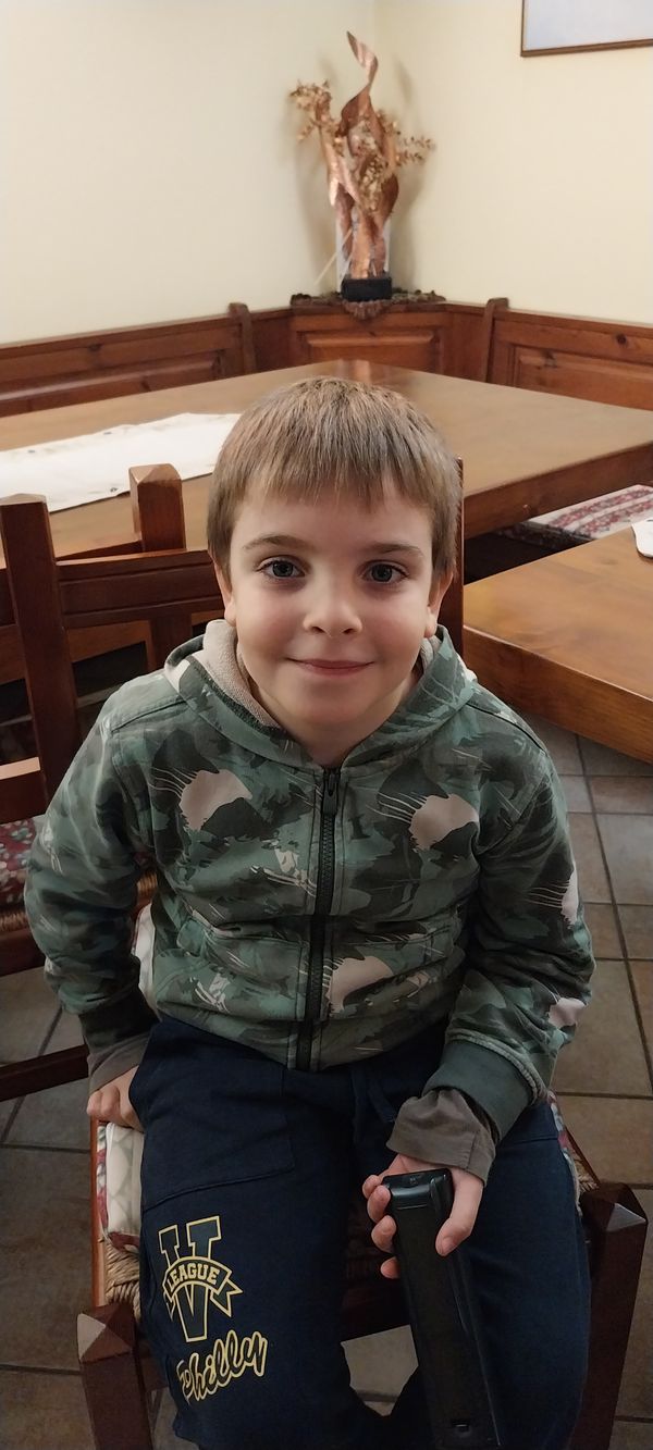 Leonardo e mamma Daniela