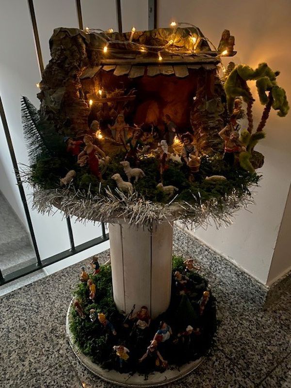Presepio originale su bobina
