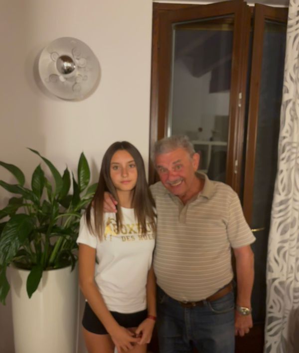 Nonno Beppe e Giulia