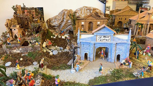 Presepio ispirato a Città Alta