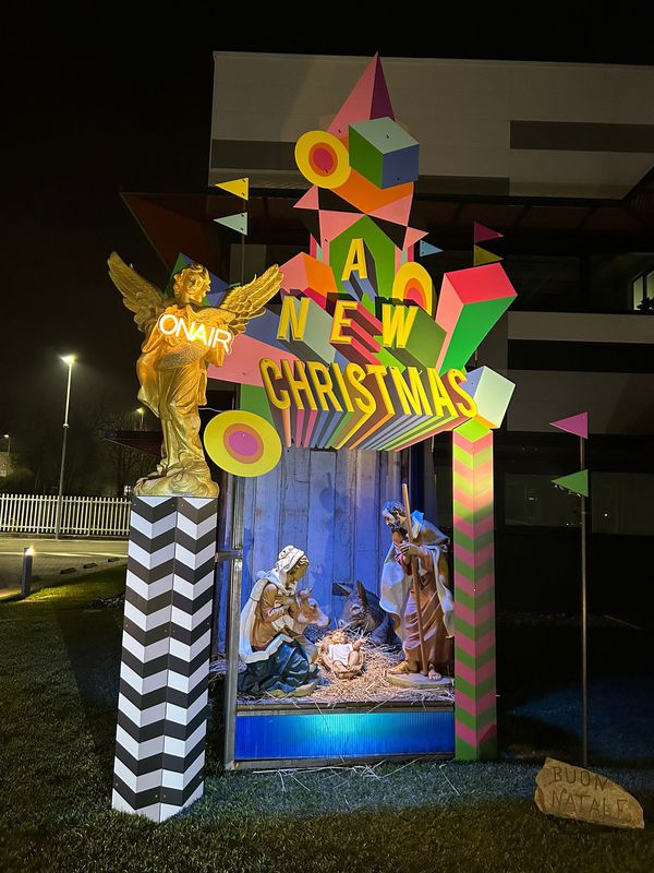 Presepe sul posto di lavoro