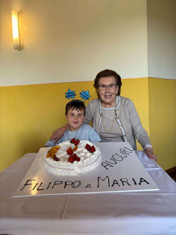 Bisnonna Maria e Filippo
