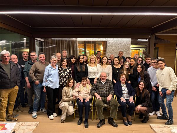 La famiglia Belloli in festa