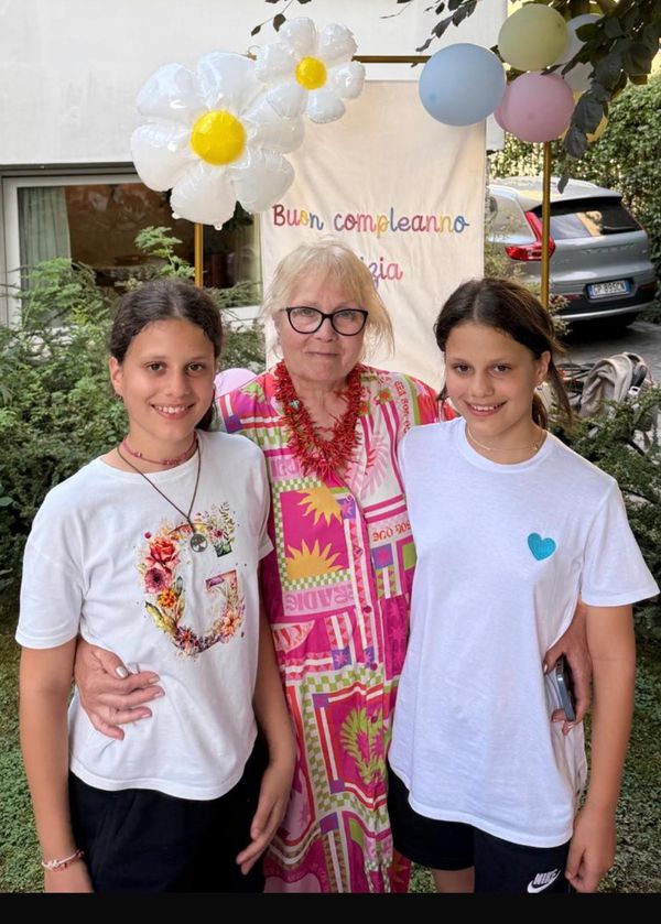 Nonna Francesca con Giulia e ...