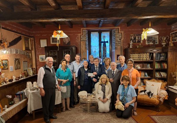 I cav. dell'Unci in visita ...
