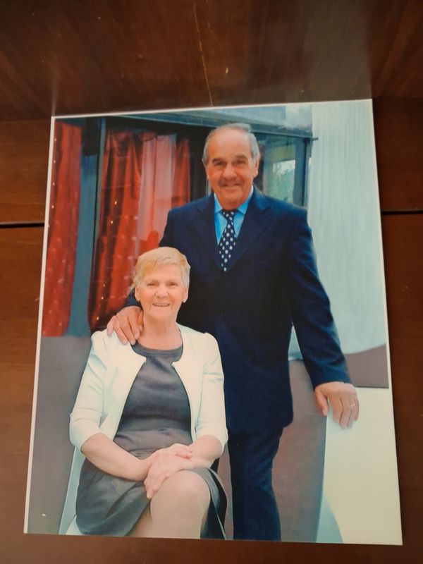 Giuseppina Carboni e Angelo Roberti