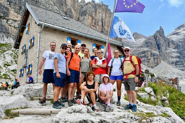 gruppo Serafino e famiglia Bassani